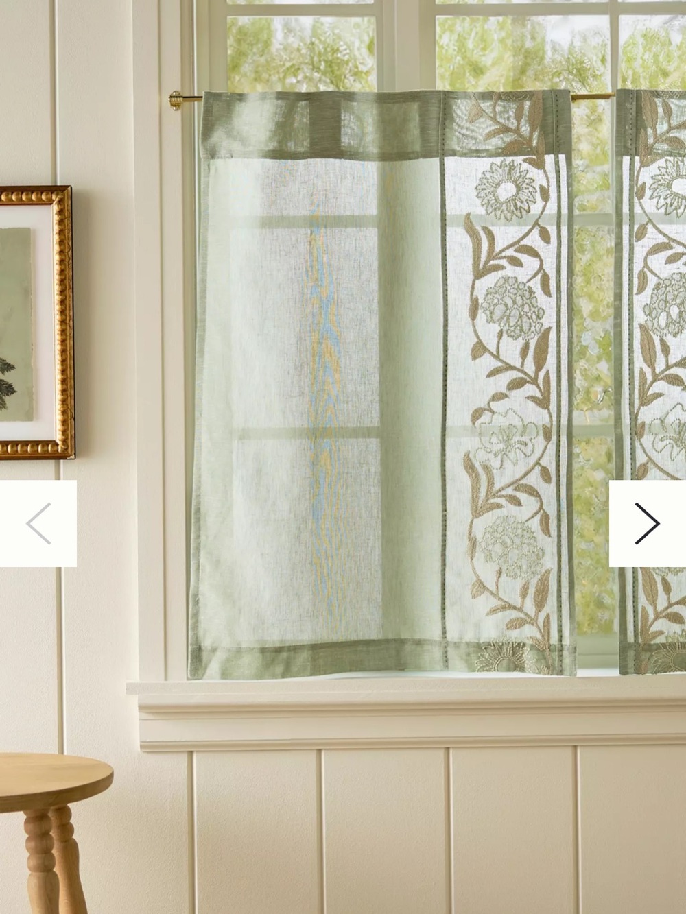 Anthropologie cafe curtains (2), BNNU